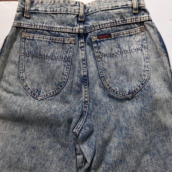 Vintage 80s Jeans Acid Wash High  Rise Waist Mom Sasson - Picture 12 of 16